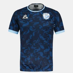 Sale Le Coq Sportif Aviron Bayonnais - tenue de matchMaillot pro Away officiel Aviron Bayonnais Bluenavy