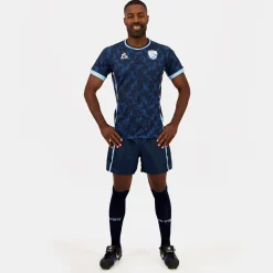 Sale Le Coq Sportif Aviron Bayonnais - tenue de matchMaillot pro Away officiel Aviron Bayonnais Bluenavy