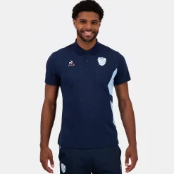 Fashion Le Coq Sportif Aviron BayonnaisPolo Unisexe Dressblues