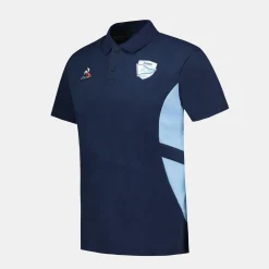 Fashion Le Coq Sportif Aviron BayonnaisPolo Unisexe Dressblues