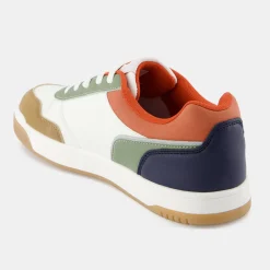 Store Le Coq Sportif CHAUSSURES ADOChaussures COURT BREAKER ado Opticalwhite/orange