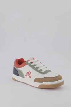 Store Le Coq Sportif CHAUSSURES ADOChaussures COURT BREAKER ado Opticalwhite/orange