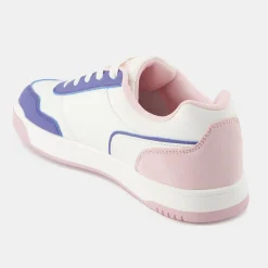 Best Sale Le Coq Sportif CHAUSSURES ADOChaussures roses COURT BREAKER ado Opticalwhite/purple