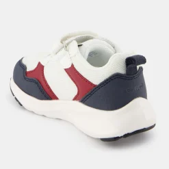 Outlet Le Coq Sportif CHAUSSURES BÉBÉChaussures à scratch rouges et bleues R500_2 bébé Opticalwhite/n.droplet