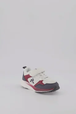Outlet Le Coq Sportif CHAUSSURES BÉBÉChaussures à scratch rouges et bleues R500_2 bébé Opticalwhite/n.droplet