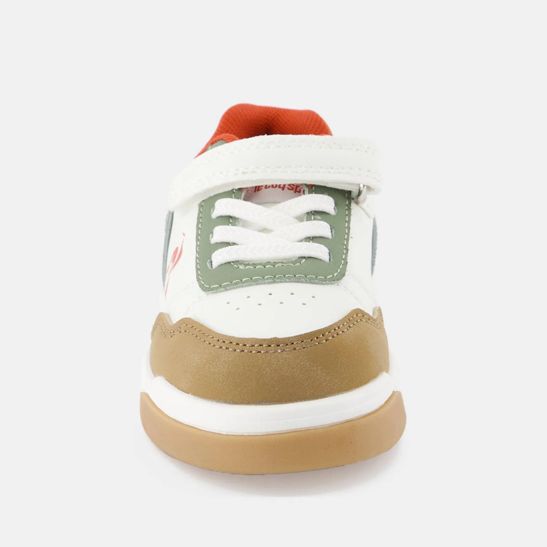 Best Sale Le Coq Sportif CHAUSSURES BÉBÉChaussures multicolores COURT BREAKER bébé Opticalwhite/orange
