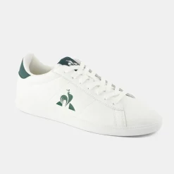 Store Le Coq Sportif Chaussures COURTSET_2 Homme Opticalwhite/trekkinggreen