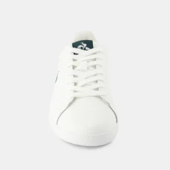 Store Le Coq Sportif Chaussures COURTSET_2 Homme Opticalwhite/trekkinggreen