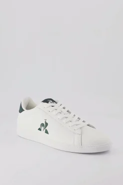 Store Le Coq Sportif Chaussures COURTSET_2 Homme Opticalwhite/trekkinggreen