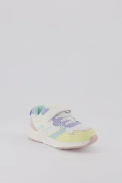 Sale Le Coq Sportif CHAUSSURES ENFANTChaussures multicolore à scratch RUNNER enfant Opticalwhite/pink