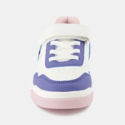 Best Le Coq Sportif CHAUSSURES ENFANTChaussures à scratch roses COURT BREAKER enfant Opticalwhite/purple