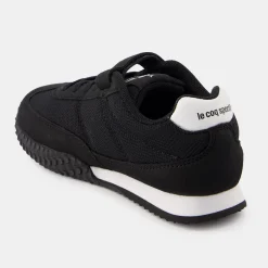 Best Le Coq Sportif CHAUSSURES ENFANTChaussures noires à scratch VELOCE I enfant Black/opticalwhite