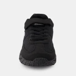 Best Le Coq Sportif CHAUSSURES ENFANTChaussures noires à scratch VELOCE I enfant Black/opticalwhite
