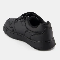 New Le Coq Sportif CHAUSSURES ENFANTChaussures à scratch noires COURT BREAKER enfant Tripleblack