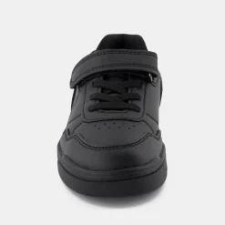 New Le Coq Sportif CHAUSSURES ENFANTChaussures à scratch noires COURT BREAKER enfant Tripleblack