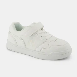 Outlet Le Coq Sportif CHAUSSURES ENFANTChaussures à scratch blanches COURT BREAKER enfant Opticalwhite:
