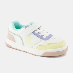 Shop Le Coq Sportif CHAUSSURES ENFANTChaussures multicolores COURT BREAKER enfant Opticalwhite/pink