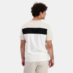 Best Sale Le Coq Sportif ContemporainT-shirt Homme Peyote/marshmallow