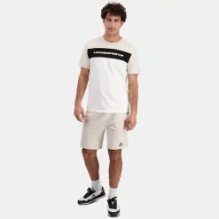 Best Sale Le Coq Sportif ContemporainT-shirt Homme Peyote/marshmallow