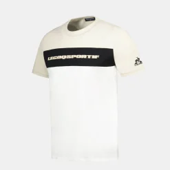 Best Sale Le Coq Sportif ContemporainT-shirt Homme Peyote/marshmallow