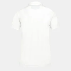 Clearance Le Coq Sportif Coq d'OrPolo Femme en interlock 240g coton Marshmallow