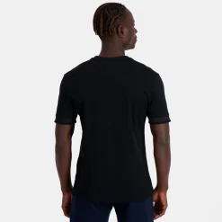 Cheap Le Coq Sportif Coq d'orT-shirt Homme en interlock 240g coton Black