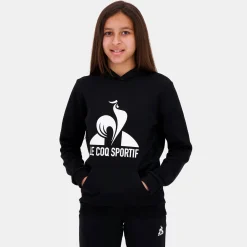 Outlet Le Coq Sportif EssentielsSweat à capuche Enfant Black