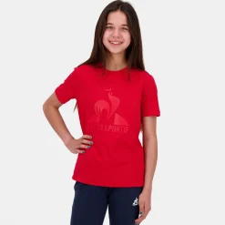 Store Le Coq Sportif EssentielsT-shirt Enfant Purrouge