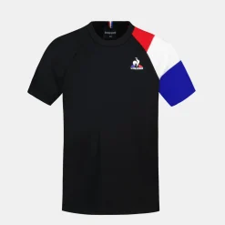 Best Sale Le Coq Sportif EssentielsT-shirt Enfant Black/n.o.w/b.electro/r.elect