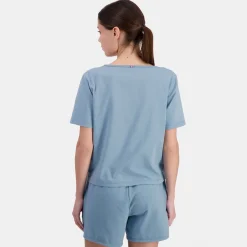 Shop Le Coq Sportif EssentielsT-shirt Femme Fadeddenim