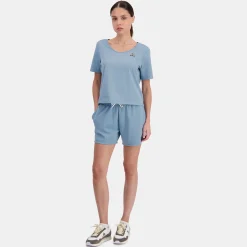 Shop Le Coq Sportif EssentielsT-shirt Femme Fadeddenim
