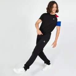 Fashion Le Coq Sportif EssentielsT-shirt Unisexe Black/n.o.w/b.electro/r.elect