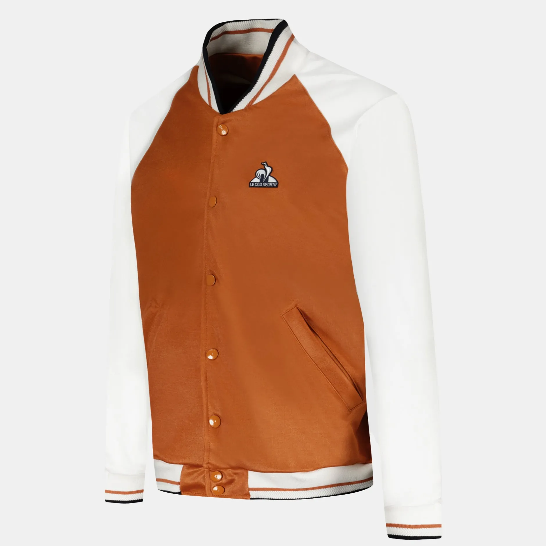 Sale Le Coq Sportif HéritageBomber Homme Apricotorange/marshmallow