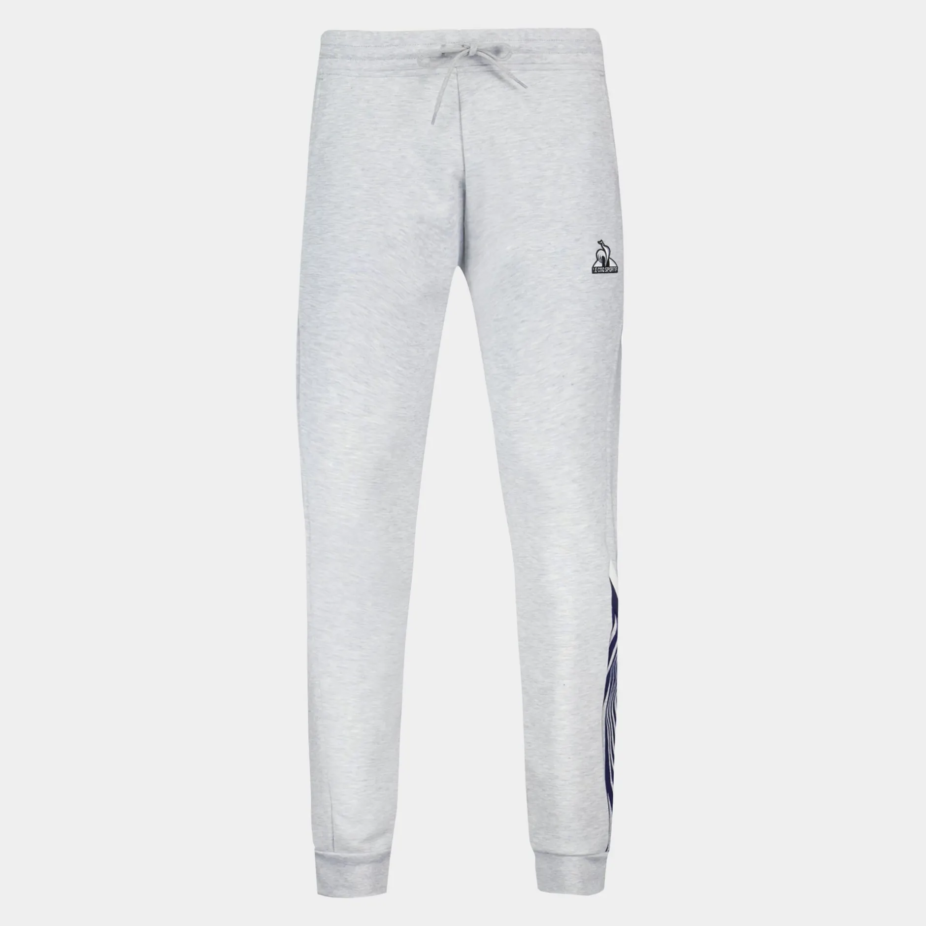 Best Sale Le Coq Sportif HéritagePantalon SLIM Gris chiné clair Homme