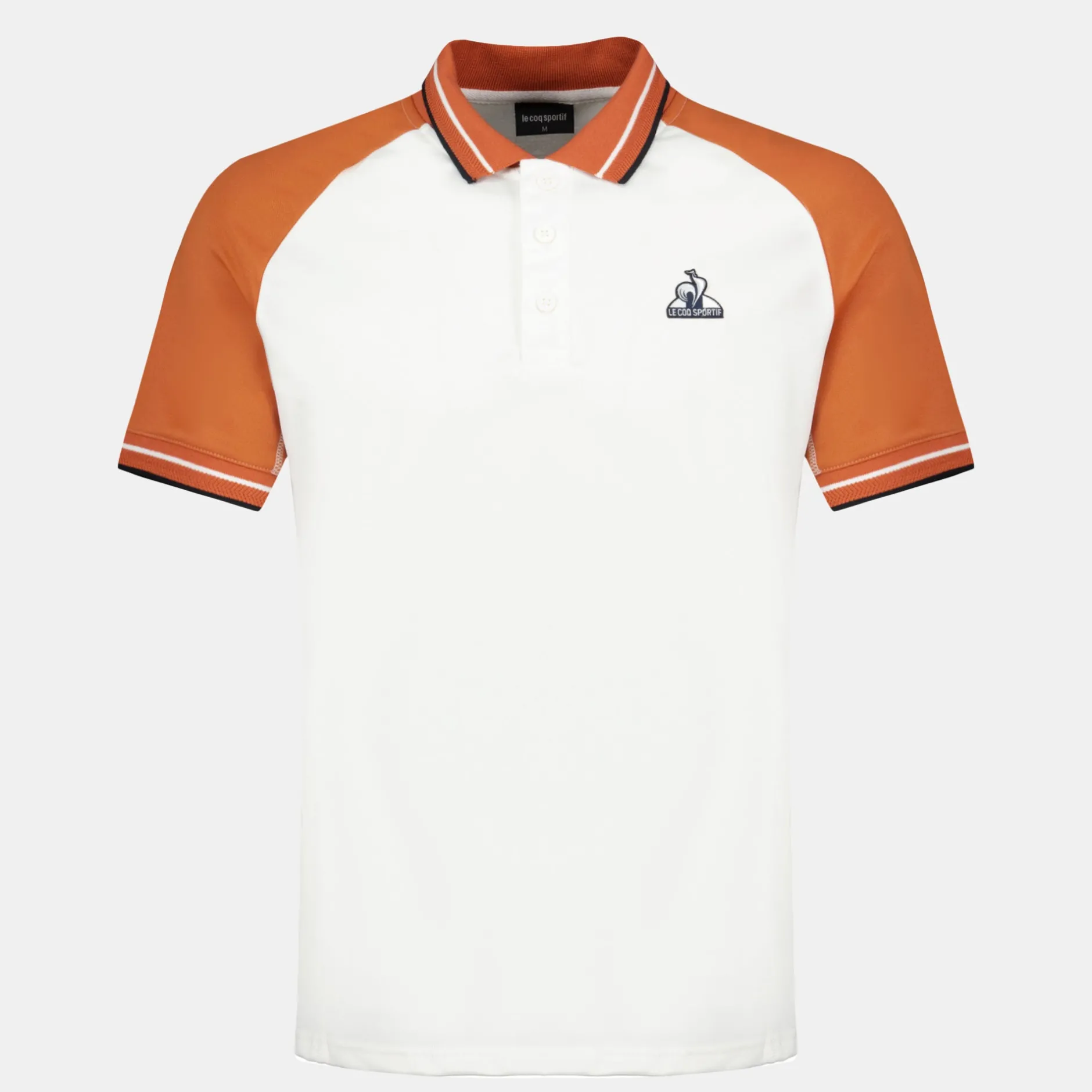 Hot Le Coq Sportif HéritagePolo Homme Marshmallow/apricotorange