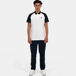 Fashion Le Coq Sportif HéritagePolo Homme Marshmallow/skycaptain