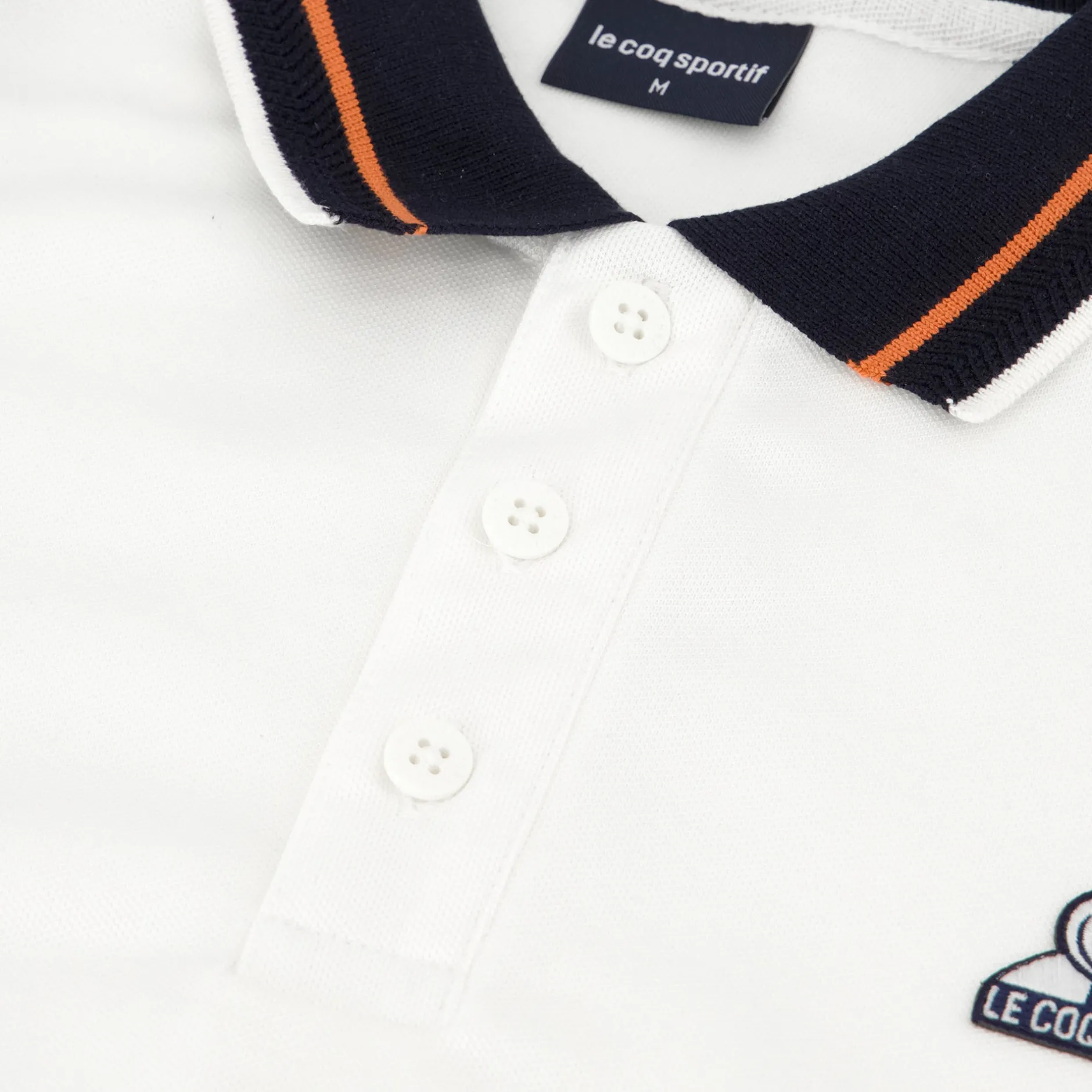 Fashion Le Coq Sportif HéritagePolo Homme Marshmallow/skycaptain