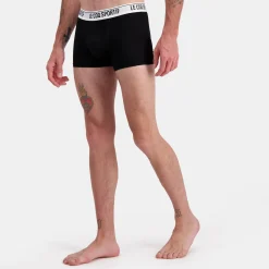 Sale Le Coq Sportif Lot 2 Boxers Homme Black/black