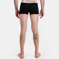 Sale Le Coq Sportif Lot 2 Boxers Homme Black/black
