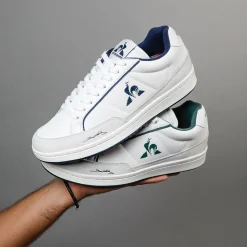 Online Le Coq Sportif NOAH_2Chaussures NOAH_2 RIPSTOP Homme Opticalwhite/trekkinggreen