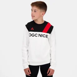 Fashion Le Coq Sportif OGC NiceSweat à capuche Enfant