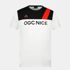 Clearance Le Coq Sportif OGC NiceT-shirt Homme Newopticalwhite