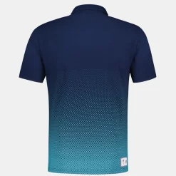 Clearance Le Coq Sportif PARIS 2024 | Polo bleu en dégradé Homme