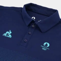 Clearance Le Coq Sportif PARIS 2024 | Polo bleu en dégradé Homme