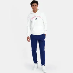 New Le Coq Sportif Paris 2024 | Sweat à capuche Homme Marshmallow