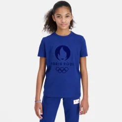 Clearance Le Coq Sportif Paris 2024 | T-shirt Enfant Bluedepths