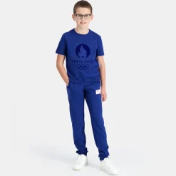 Clearance Le Coq Sportif Paris 2024 | T-shirt Enfant Bluedepths