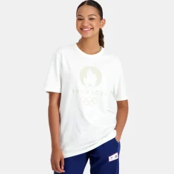 Hot Le Coq Sportif Paris 2024 | T-shirt Unisexe Marshmallow