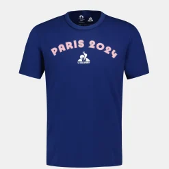 Discount Le Coq Sportif Paris 2024 | T-shirt Homme Bluedepths