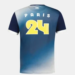 Discount Le Coq Sportif Paris 2024 | T-shirt Homme Bleunuit/marshmallow